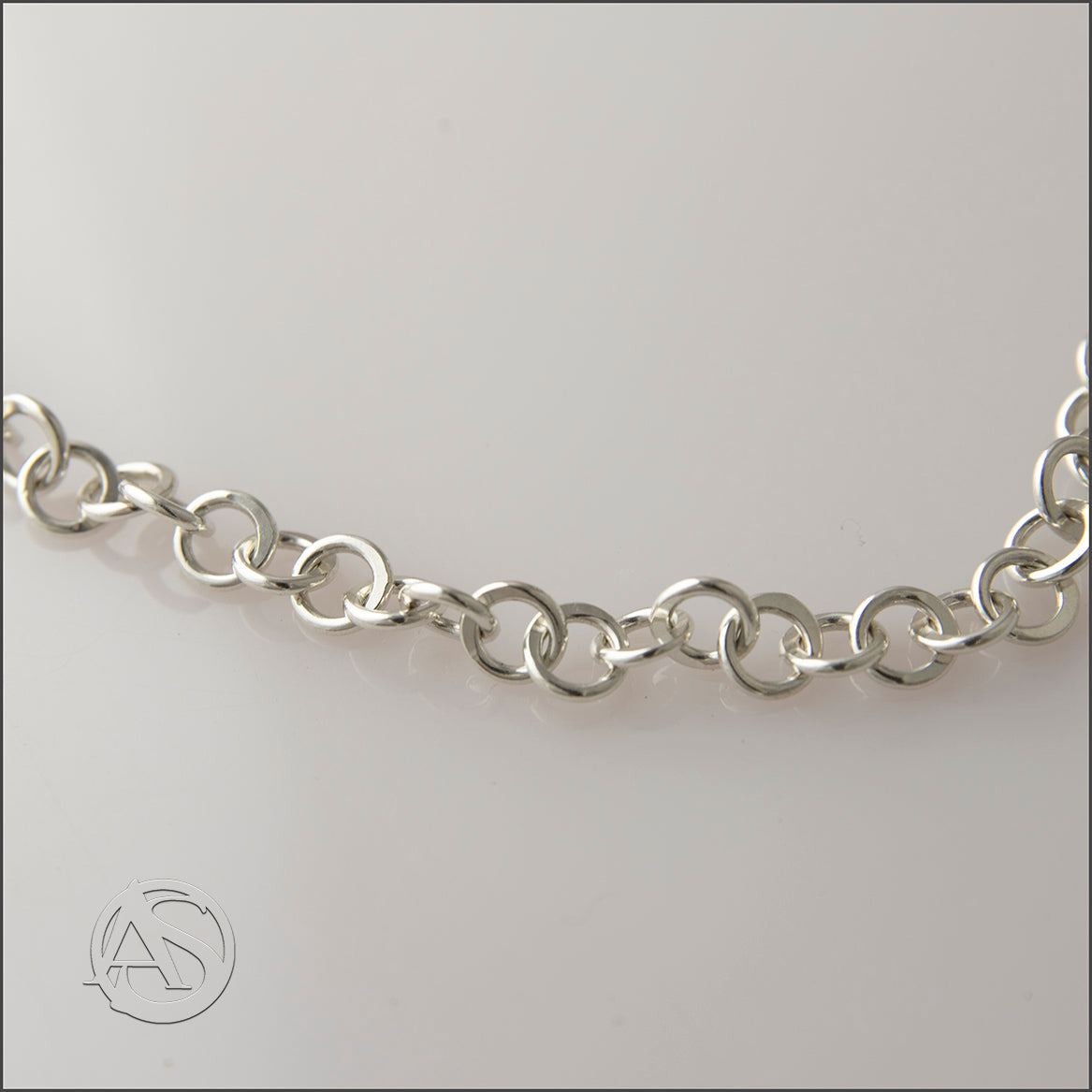 Crescent Link Necklace (5mm)