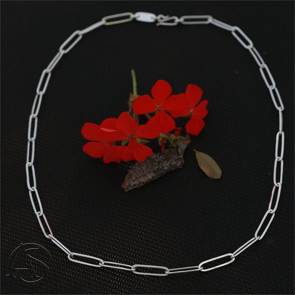 Paperclip Link Necklace