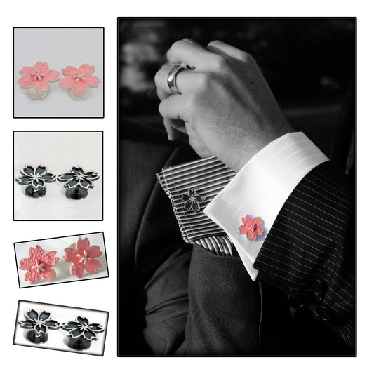 Cherry Blossom Cufflinks