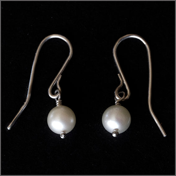 Pearl Dangly Earrings