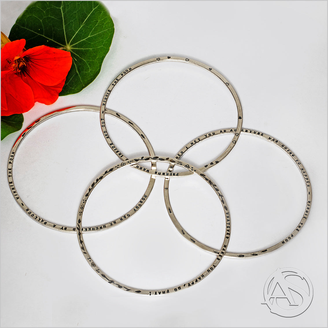 Flat Statement Bangle (Delicate)