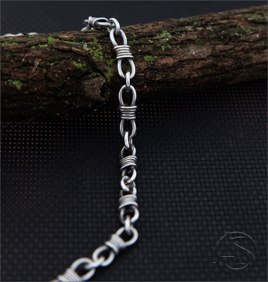 Boa Link Bracelet - Oxidised