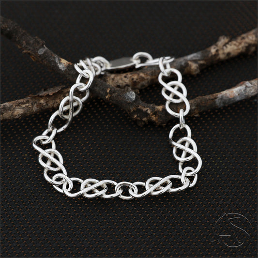 Celtic Infinity Link Bracelet