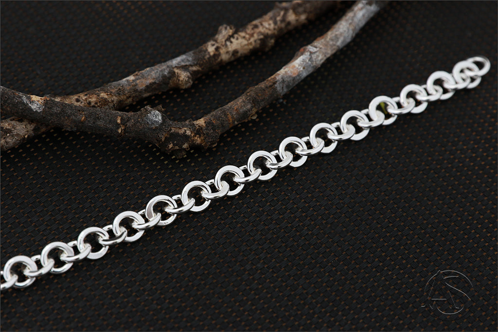 Crescent Link Bracelet (4mm)